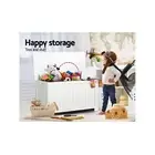 NEW Kids Toy Box Chest Storage Blanket White Children Clothes Room Organiser