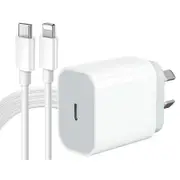iPhone Fast Charger,20W USB C Power Delivery Wall Charger Plug with 6ft Type C to Lightning Cable Quick Charging Data Sync Cord for iPhone iPad