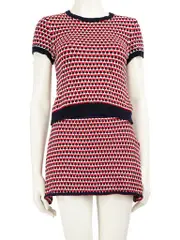 Top & Skirt Knit Matching Set