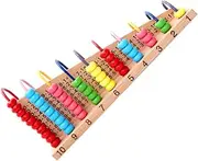 MUSISALY Wooden Abacus Calculation for Preschool Early Learning Educational Math Tool Beads for Counting and Memory Development Interactive Stem Learning