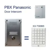 Tador DoorSonic door phone intercom = same KX-T30865 original Panasonic panel.