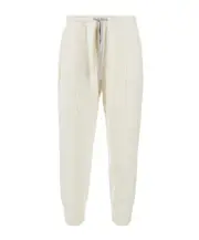 Drawstring casual pants XL,L White