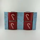 NEW Candy Cane Ramekins Set Of 4 Red Christmas Holiday Bakeshop Crème Brûlée