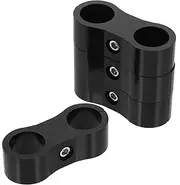 4Pcs Aluminum Alloy Hose Separator Clamp Line Mounting Clamps for Automotive Use Easy Installation Lightweight and Durable Design Versatile for Various Applications