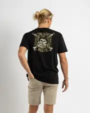 [The Mad Hueys] The Mad Hueys Men's Captain Cooked T-Shirt in Black Size Large L Black