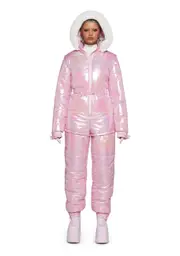[Sugar Thrillz] Frosted Glow Iridescent Snowsuit