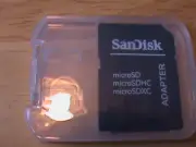 SanDisk Micro SD , Micro SDHC , Micro SDXC , adapter with case *Free Shipping*