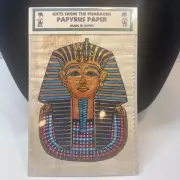 Gifts from the Pharaohs Egyptian Papyrus Paper Painting King TUT 1994 Made Egypt
