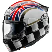 Arai Contour X Podium Helmet - Checker Flag/Blue/Red/White, Medium 010117061