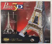 NEW SEALED Puzz 3D Eiffel Tower 300 Piece Three Dimensional Puzzle Intermediate