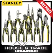Stanley Plier Set 12 Piece Combination Long Nose Side Cable Cutter FATMAX 89-800