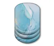 Blue Pattern Ergonomic Mouse Pad With 3D Silicone Gel Wrist Rest Stylish Comfort & Support For Office & Home Mouse Pads & Wrist Rests