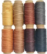 JANYUN 264 Yards 150D Leather Sewing Waxed Thread Cord for Color a