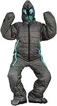 BXFGJCHH, Human Body Wearable Camping Sleeping Bag, Winter Indoor Outdoor Portable Ultralight Warm Adult Windproof Sleeping Bag, Zipper Design Walking Sleeping Bag ，Bookshelves.