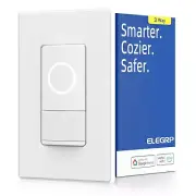 Smart Motion Sensor Switch, 2.4GHz Wi-Fi 3 Way Light Switch Alexa Google APP