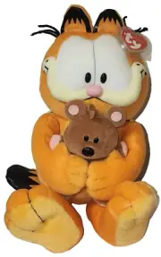 TY Classic GARFIELD & POOKY 15.5" BFF - Best Friends Forever! NEW MWMT Plush Toy