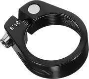 BESPORTBLE Bike Seat Post Clamp Aluminum Alloy Fixator for Folding Bicycle Durable Seatpost Collar for Secure Locking Without Damage Easy Installation