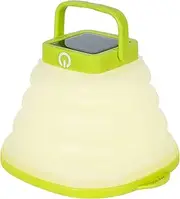 Collapsible LED Lantern Camping Light Warm White Waterproof Solar USB Rechargeable 3 Dimming Modes Flashlight for Home Camp Hiking Fishing Emergencies