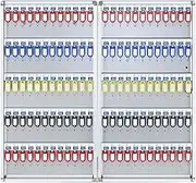 GARENDE Key Lock Box Key Storage Box Key Cabinet Heavy Duty Stable Easily Install Key Security Box for Rental Management Complexes, 120 Key Tags
