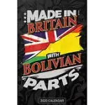 MADE IN BRITAIN WITH BOLIVIAN PARTS: BOLIVIAN 2020 CALENDER GIFT FOR BOLIVIAN WITH THERE HERITAGE AND ROOTS FROM BOLIVIA