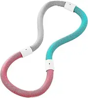 yuksok Weighted Fitness Hoop Waist Friendly Design Silent Entertainment Foldable Equipment Exercise Hoop for Sports Gym Home Adults