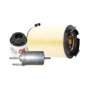 Oil Air Fuel Filter Kit for Audi A3 8P 1.4L TFSi Petrol DOHC 16V 4Cyl 08-10
