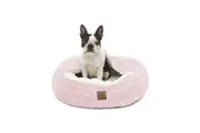 Charlie's Snookie Calming Hooded Dog Bed in Corncob Pink (Small, Medium, Large)