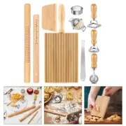 Pastas Tool Set Rolling Pin Gnocchi Board Dough Scraper Set Pastas Maker