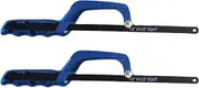 AIMALL Aluminum Alloy Hand Saw - Woodworking Hacksaw Frame, Mini Butterfly Saw, Adjustable Blade for Household and Craft Use