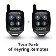 APC Remote Control 2x Value Pack for Complete Range of APC Gate Openers
