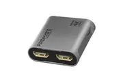 Promate MEDIASPLIT-C2 HDMI Splitter with Dual HDMI Ports. Supports up to 4K 60Hz