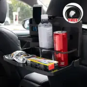 Universal Car Auto Back Seat Folding Table Drink Food Cup Tray Holder Stand Desk (for: Audi)