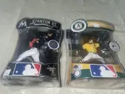 Giancarlo Stanton & Sonny Gray Marlins A's 2016 MLB Figure Imports Dragon New