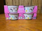 HELLO KITTY Set of 4 Ramekins FLOWERS SPRING DESSERT TikTok Viral NWT