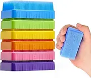 Special Supplies Sensory Brush Therapressure Therapy Brush for Occupational and Sensory Brushing, Stimulating, Calming Tools for Kids and Adults, Soft Flexible Bristles, Latex Free (Colored 6-Pack)