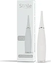 Smile Therapy Ultrasonic Electric Tooth Cleaner - | Plaque Remover for Teeth, Tooth Stain Remover Gentle Ultrasonic Cleaner, Teeth Cleaner & Flosser, Rechargeable Dental Tools for Home & Travel (White)