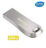 Sandisk Flash Drive Ultra Luxe 256GB (SDCZ74-256G-G46) Metal Thumb Drive