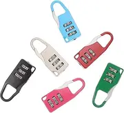 WOFASHPURET Mini Password Padlock for Luggage 6pcs Suitcase Locks Digital Combination for Travel