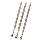 Stainless Steel Cuticle Pusher Double Ends Dead Skin Remover Nail Art Manicure