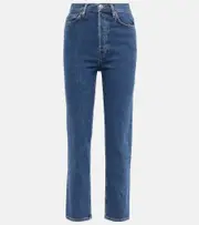 [Re/Done] Re/Done 70s Stove Pipe high-rise jeans 30 blue