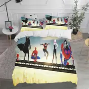 c303 Spider-Man 3D Children'S Bedding Set 3-Piece 1 Quilt Cover With Pillowcase 100% Polyester Duvet Double Luxury Home Decor ee303