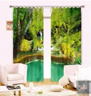 3D Forest 263 Blockout Photo Curtain Printing Curtains Drapes Fabric Window AU
