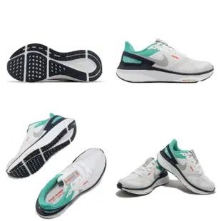 【NIKE 耐吉】慢跑鞋 Wmns Air Zoom Structure 25 女鞋 白 綠 氣墊 支撐 穩定 緩震(DJ7884-102)