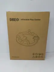Hesung Inflatable Play Center, 98” x 67” x 32” Kids Pool with Slide for Garden