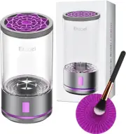 Electric Makeup Brush Cleaner machine, 2 in 1 Makeup Brush Cleanser & Makeup ...