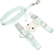 Toddmomy Leashes Pet Pulling Rope Pet Chest Strap Cat Harness Strap Pulling Rope for Cat Traction Harness for Cats Cat Traction Rope Cat Leash Outdoor Walking Harness Cat Pet Harness