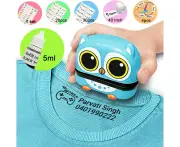 Ogelz The Name Stamp for Clothes Kids Clothing Custom Personalized Name Stamp Daycare Stickers Tag Label Preschool Nursing Home Washable Dryer Safe Animal