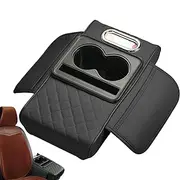 Center Console Pad - Car Middle Console Cover, Car Armrest Cup and Phone Holder | Center Console Protector Cushion with Tissue Box Dispenser, Car Interior Accessories for, SUVs, Trucks