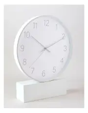 [Vue] Tatum Clock 40cm in White