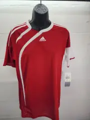 Adidas Women's Soccer Jersey Size M Medium Red White Climacool 365 NWT $35.00